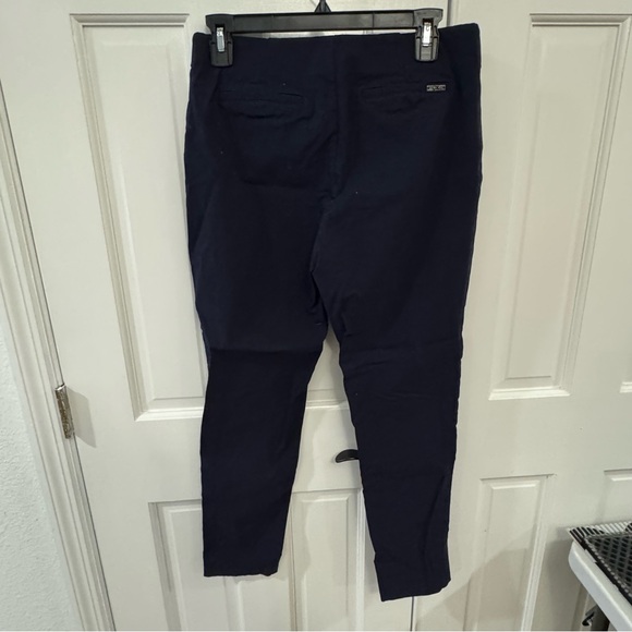 Calvin Klein Navy Blue Slim Fit Trousers Size 10 NWOT - Picture 2 of 4